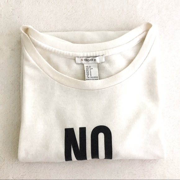 No Photos Please Tee T-Shirt Forever 21 - Picture 3 of 4